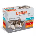 Calibra Cat Premium Felnőtt tasakos eledel multipack 72 x 100 g