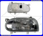 VW GOLF 3 1991.09-1997.09 /1H/ Fényszóró bal "1993.01. -től" (H4) ovális csatlakozós, motor nélkül DEPO 441-1111L-LD-E