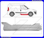 FIAT DOBLO 2 2015.01-2022.05 /263/ Küszöb jobb (külső javítólemez) POTRYKUS P304242-1