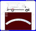 RENAULT MASTER 3 2019.09-2024.02 Hátsó doblemez javítóperem "hosszú-tengelytáv L4: 4332mm" (belső javítólemez) KLOKKERHOLM 6089590