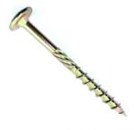  Csavarda faszerkezetépítő csavar, laposfejű, sárgahorganyzott 8x160/80 (10013008016000005000)