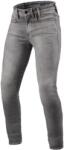 Revit Jeans skinny pentru motociclete Revit Piston 3, gri spalat (REFPJ068-6141)