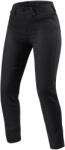 Revit Jeans de motocicletă pentru femei Revit Marzia Skinny negri (REFPJ072-6012)