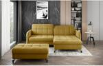 ELTAP Sarok lorelle + pouf lounge ülőgarnitúra szett, sárga - sprintbutor - 579 600 Ft
