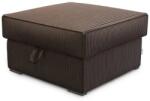  Taburet maro inchis SMART COSARO cu spatiu de depozitare 65x65 cm