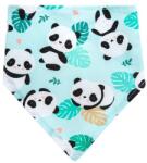  Akuku kétrétegű pamut nyálkendő - Menta panda
