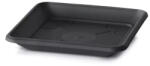 Prosperplast Terra négyszög virágcserép alátét, 34 cm - antracit (PKWT34-S433)