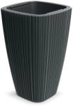 Prosperplast Oro High Square virágcserép, 30 cm - sötét szürke (DHOS300-419U)