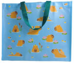 PUCKATOR Kapibara bevásárlótáska, kék, 33x39x17cm (PCT-NWBAG91) - mesescuccok