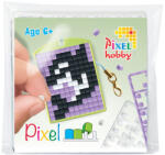 Pixelhobby Pixel kulcstartókészítő szett 1 kulcstartó alaplappal, 3 színnel, orka (PXL-23121)