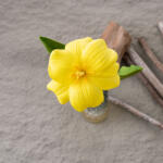 Valex Decor Real touch teljesen kinyílt tulipán, 44cm magas - Citromsárga (AF149-05)