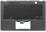 ASUS Tastatura originala Asus PX401QM iluminata US cu Palmrest antracit