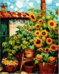 KOH-I-NOOR Set Pictura pe numere 40x50cm FLOAREA SOARELUI