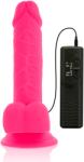 Diversia Dildo Vibrator Roz Diversia Flexible vibrating dildo pink 20.5 cm -o- 4.2 cm Dildo