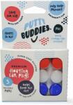 EarVolution Putty Buddies - 3 perechi Culoare: Albastru / Alb / Roșu