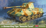 Academy King Tiger Henschel Turret 1: 72 (13423)