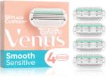 Gillette Venus Smooth Sensitive tartalék kefék 4 db - notino