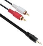 DeTech Аудио кабел DeTech 3.5 - 2RCA , High Quality, 5m (18072)