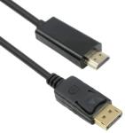 DeTech Кабел DeTech DP HDMI M/M, 14+1 cooper, 1.8м, Черен (18273)