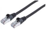 Manhattan 1m CAT6a S/FTP cabluri de rețea Negru S/FTP (S-STP) (318761)