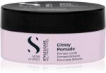 Alfaparf Milano Semi di Lino Style&Care Glossy Pomade formázó viaszos hajzselé hajformázáshoz és modellezéshez magasfényű 90 ml