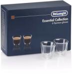 Delonghi Set 6 Pahare Espresso Delonghi Essential Collection DLSC300 cu Perete Dublu 90ML Transparent (DLSC300) Pahar