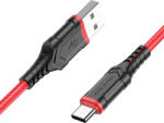 BOROFONE Cablu de Date si Incarcare Borofone BX67 USB-A la USB-C 18W 1m Rosu