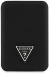 GUESS PU Grained Triangle Logo MagSafe Powerbank 5000mAh Fekete