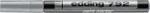 edding Lakkmarker 0, 8mm, kerek Edding 792 ezüst (7580149006) - web24
