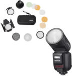 Godox V100-N Nikon rendszervaku szett AK-R1 fényformálóval - mikrosat