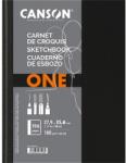 Canson One 27, 9x35, 6 cm, álló, 100 g/m2, ragasztott fehér rajzpapírfüzet (C200006424) - officedepot