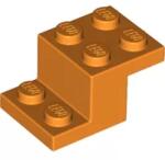 LEGO® 73562c4 - LEGO narancssárga lépcsős kocka 3 x 2 x 1 1/3 méretű (73562c4)
