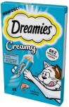 Dreamies Creamy kiegészítő eledel ízletes lazaccal macskáknak 4x10g