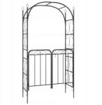 vidaXL Kerti Pergola Tréning Boltív Virágágyás Rózsák Virágok108x45x235 cm, acél (319352)