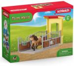 Schleich Schleich: Farm World - Pony box Izlandi póni mén szett (42609) (SLH42609) - jatekshop