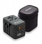 Verbatim Utazó töltő adapter Verbatim UTA-05 GaN 65W, 180 ország, Usb-c (32120)