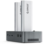 ORICO M. 2 SSD Dokkoló - IT28N-C-EU (2xM. 2 NVMe -> USB-A/C, Max. : 8 TB, Klón funkció, Max. : 40Gbps, szürke) (ORICO-IT28N-C-EU-GY-BP) - ipkameradiszkont