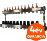 TermoJet 11 körös rozsdamentes osztó-gyűjtő áramlásmérővel (TJ-W-11) - kazanexpressz