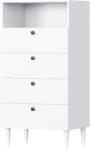  Komód fiókokkal DULLUM 60x115cm, fehér