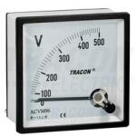 TRACON Feszültségmérő analóg táblaműszer 0-120Vméréstartomány AC 1.5-osztály 72mm x 72mm x TRACON - ACVM72-120 (ACVM72-120)