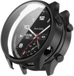  PC FULL COVER Capac din plastic cu sticlă pentru OnePlus Watch 2R negru