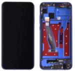 Honor X8 4G (2022), LCD kijelző érintőplexivel és előlapkerettel, kék (GYÁRI)