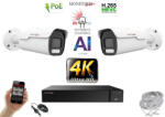 Monitorrs Security - AI Hybrid Light IP Park kamerarendszer 2 kamerával 8 Mpix - 6070k2