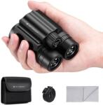 K&F Concept 8x21 HD távcső, BAK4, IP65 vízálló, fekete