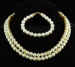  Csodaszép krémszínű gyöngyös szett (0339. ) (XC040-XB020)