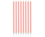  Pearly Light Pink, Rózsaszín tortagyertya, gyertya szett 8 db-os (MLG176117)