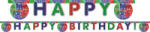  Pizsihősök Trio Happy Birthday felirat 200 cm (PNN88638)