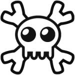 matrica. shop Gamer Skull matrica