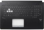 ASUS Tastatura originala Asus 90NR00Z1-R31US1 iluminata US cu Palmrest negru