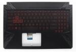 ASUS Tastatura originala Asus FX504GM iluminata US cu Palmrest negru cu gri